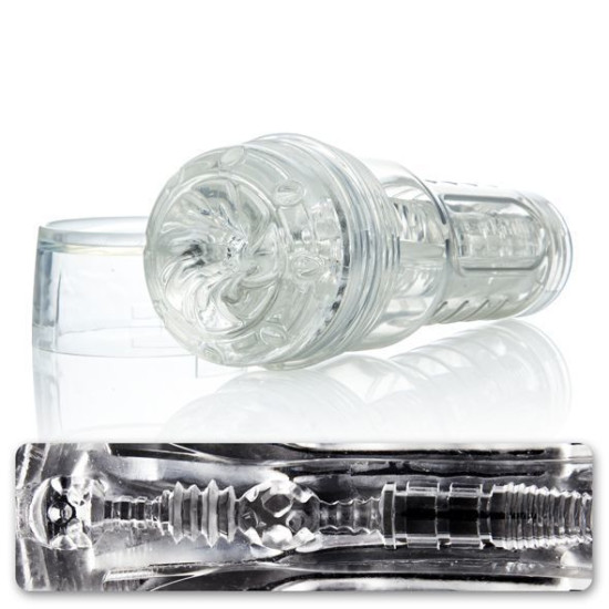 Прозрачный компактный мастурбатор Fleshlight GO Torque