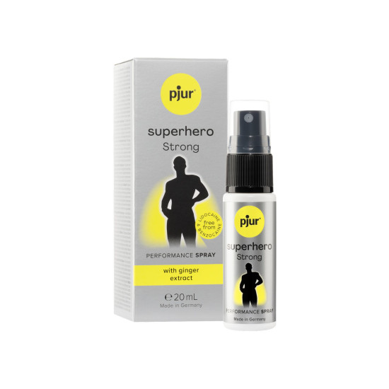 Пролонгуючий спрей з екстрактом імбиру Pjur Superhero Strong Spray, 20 ml