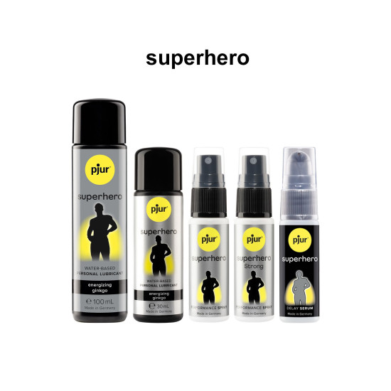 Пролонгуючий спрей з екстрактом імбиру Pjur Superhero Strong Spray, 20 ml