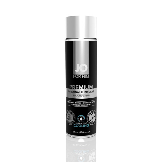 Охлаждающий лубрикант для мужчин на силиконовой основе JO PREMIUM FOR MEN COOLING, 120 ml