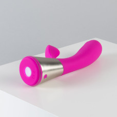 Інтерактивний вібратор-кролик рожевого кольору OhMiBod Fuse for Kiiroo Pink
