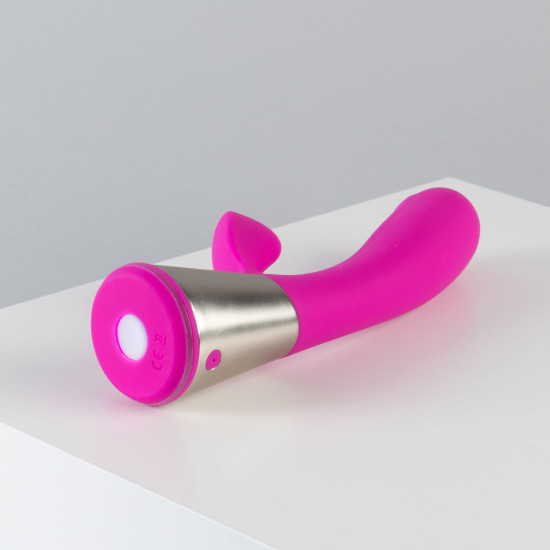 Інтерактивний вібратор-кролик рожевого кольору OhMiBod Fuse for Kiiroo Pink