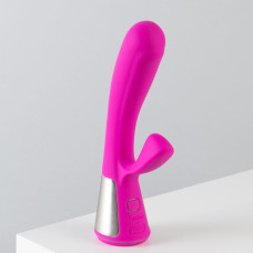 Інтерактивний вібратор-кролик рожевого кольору OhMiBod Fuse for Kiiroo Pink