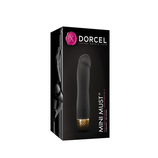 Вибратор золотого цвета для клитора и точки G Dorcel Mini Must Gold