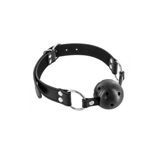 Повітропроникний кляп Fetish Tentation Rigid Gag Ball, що пропускає повітря