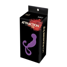 Массажер простаты, длина 13,4 см, диаметр 3,2 см, фиолетовый Mai Attraction Toys №80 Purple