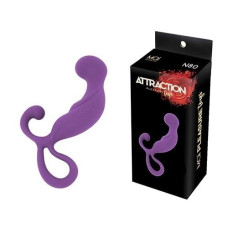 Массажер простаты, длина 13,4 см, диаметр 3,2 см, фиолетовый Mai Attraction Toys №80 Purple