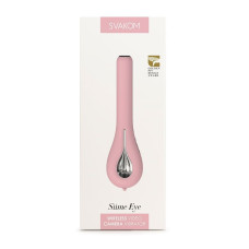 Інтелектуальний вібратор з камерою, рожевий Svakom Siime Eye Pale Pink