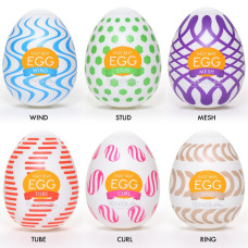 Набір із 6 яєць-мастурбаторів Tenga Egg Wonder Pack