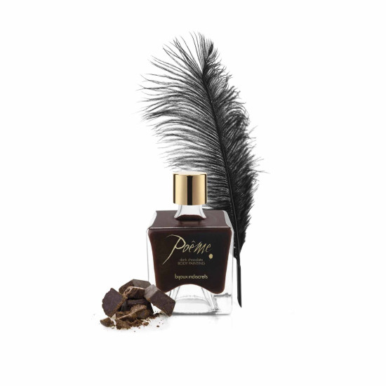Краска для тела со вкусом шоколада Bijoux Indiscrets Poême Dark Chocolate