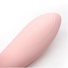 Вагінально-кліторальний вакуумний вібратор, рожевий KisToy Tina Mini Light Pink