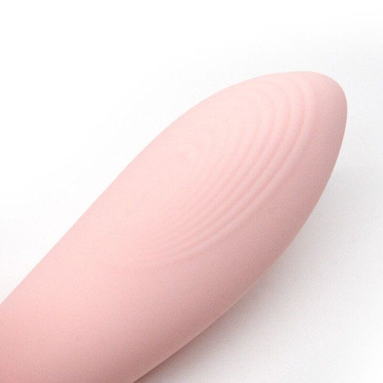 Вагінально-кліторальний вакуумний вібратор, рожевий KisToy Tina Mini Light Pink