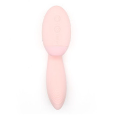 Вагінально-кліторальний вакуумний вібратор, рожевий KisToy Tina Mini Light Pink