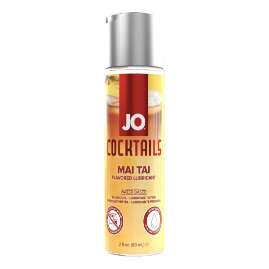 Съедобный лубрикант со вкусом коктейля Май Тай на водной основе JO Cocktails Mai Tai, 60 ml