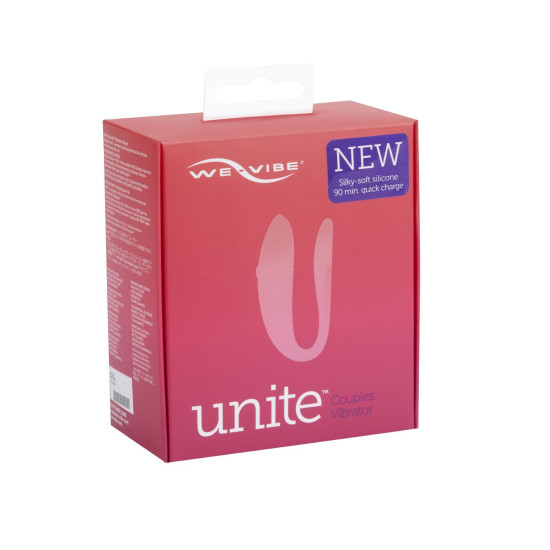 Недорогий вібратор для пар з однокнопковим пультом ДУ, фіолетовий We-Vibe Unite Purple
