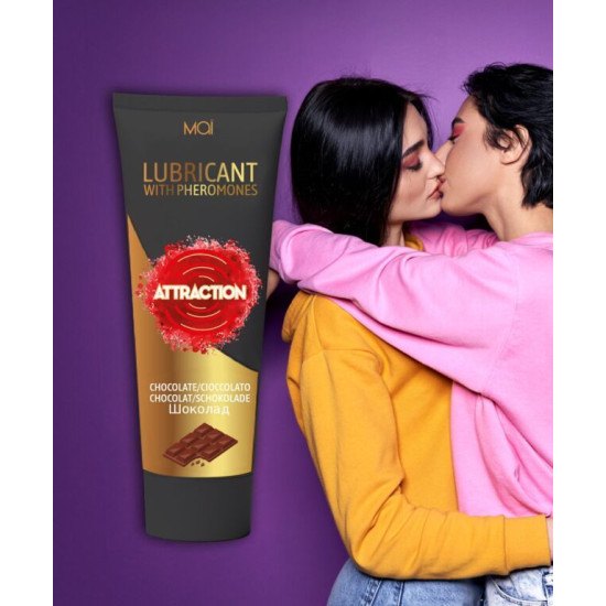 Шоколадный лубрикант с феромонами на водной основе MAI ATTRACTION CHOCOLATE, 100 ml