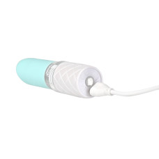Вибратор, бирюзовый Pillow Talk Lusty Luxurious Flickering Massager - Teal