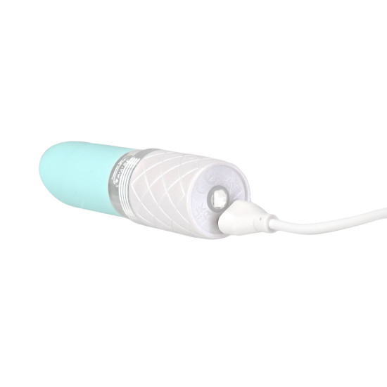 Вібратор, бірюзовий Pillow Talk Lusty Luxurious Flickering Massager - Teal
