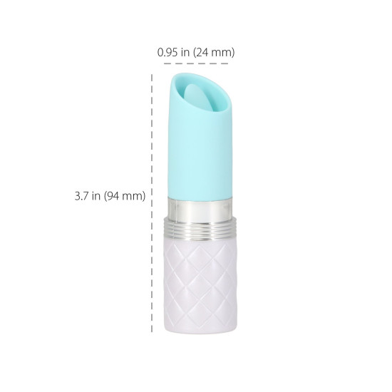 Вібратор, бірюзовий Pillow Talk Lusty Luxurious Flickering Massager - Teal