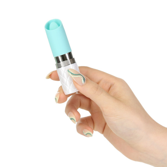 Вібратор, бірюзовий Pillow Talk Lusty Luxurious Flickering Massager - Teal