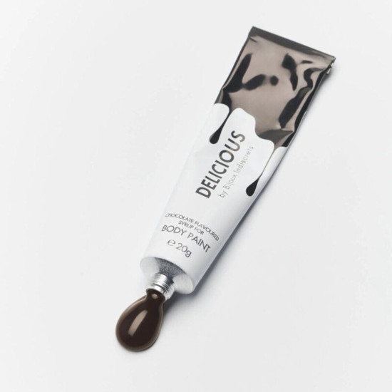 Їстівна фарба для тіла зі смаком темного шоколаду Bijoux Indiscrets Chocolate Body Paint, 20 ml