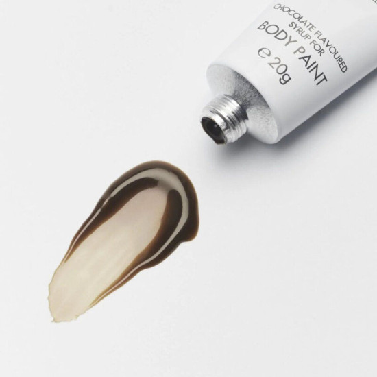 Їстівна фарба для тіла зі смаком темного шоколаду Bijoux Indiscrets Chocolate Body Paint, 20 ml