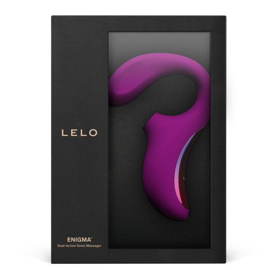 Кліторально-вагінальний звуковий стимулятор, рожевий LELO Enigma Deep Rose