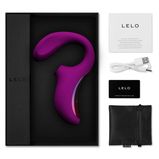 Кліторально-вагінальний звуковий стимулятор, рожевий LELO Enigma Deep Rose