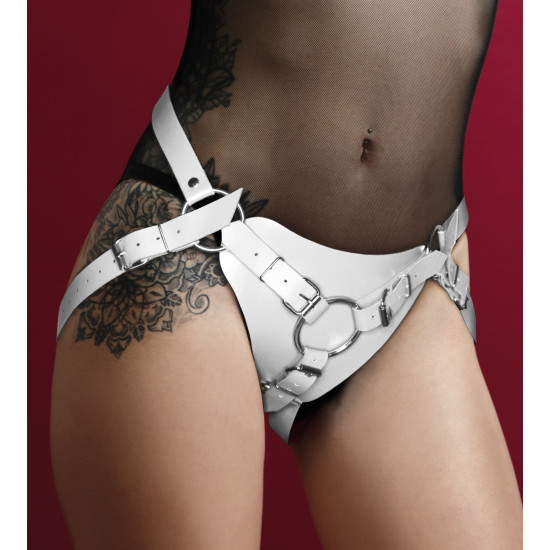 Трусики для страпона, белые Feral Feelings Strap-on Harness White
