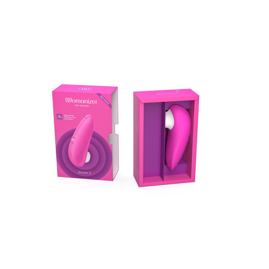 Вакуумний кліторальний стимулятор з компактним дизайном, рожевий Womanizer Starlet 3 Pink