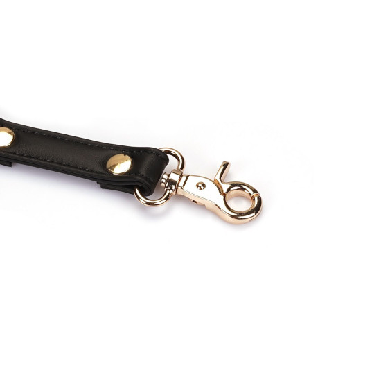Крестовина из экокожи Liebe Seele Black Organosilicon Hogtie