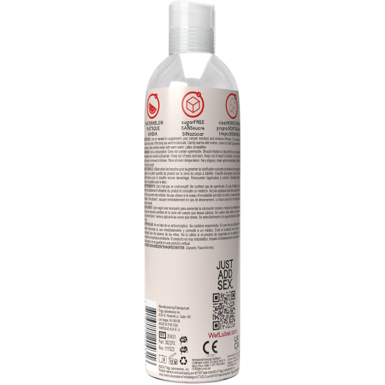 Зігріваючий лубрикант на водній основі зі смаком кавуна Wet Warming Watermelon 4 in 1, 118 ml