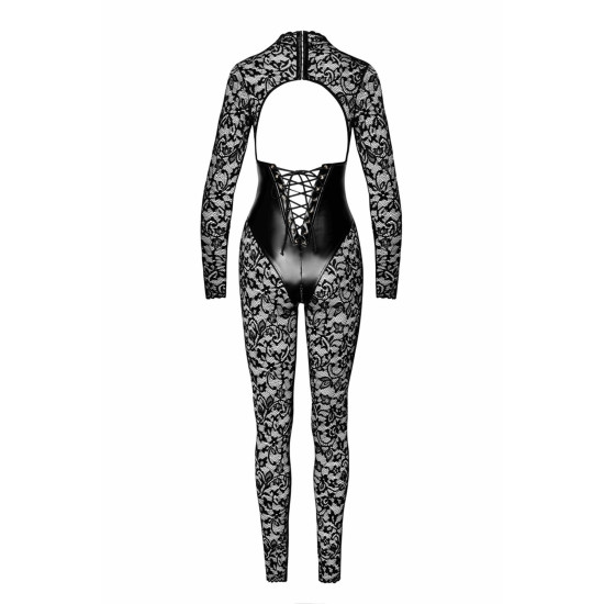 Кружевной комбинезон с подгрудным корсетом Noir Handmade F299 Enigma Lace Catsuit with Underbust Bodice, 3XL