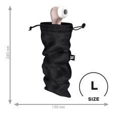 Мешочек для хранения игрушек, чёрный Satisfyer Treasure Bag Black, L