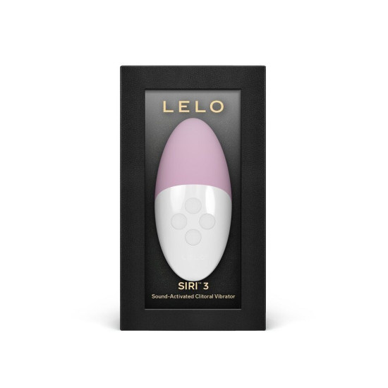 Музыкальный вибратор для клитора, вибрации в ритме звуков, розовый LELO SIRI 3 Soft Pink