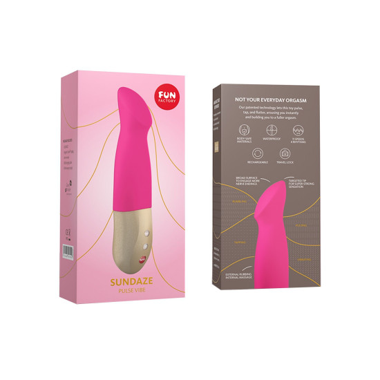 Вібратор-пульсатор, фуксія Fun Factory Sundaze Fuchsia Pink