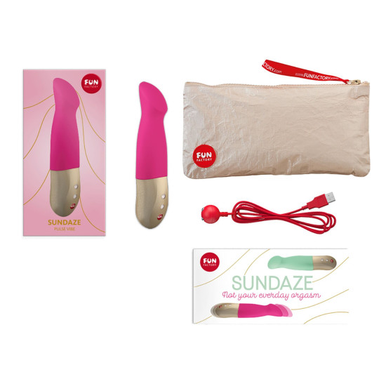 Вібратор-пульсатор, фуксія Fun Factory Sundaze Fuchsia Pink