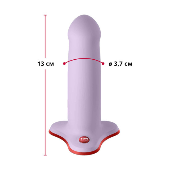 Фаллоимитатор изогнутый, длина 14,6 см, диаметр 3,7 см, сиреневый Fun Factory Amor Purple