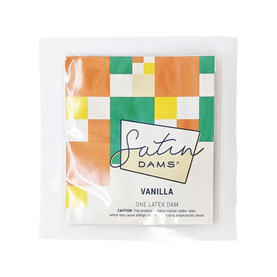 Латексна серветка з ванільним смаком Satin Dams Vanilla, 1 шт
