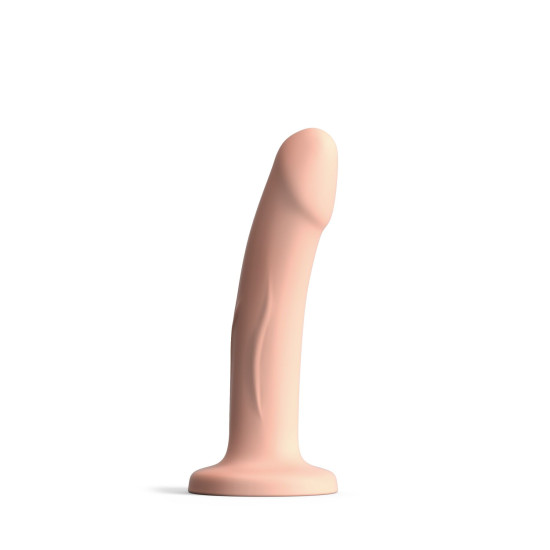 Фаллоимитатор на присоске, длина 14,3 см, диаметр 3 см - Dorcel Real Pleasure Vanilla, S