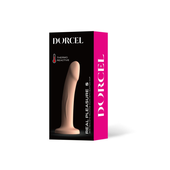Фаллоимитатор на присоске, длина 14,3 см, диаметр 3 см - Dorcel Real Pleasure Vanilla, S