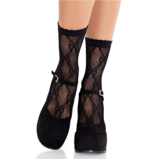 Носочки-сеточка с бантиками Leg Avenue Bow Net Anklets