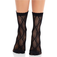 Носочки-сеточка с бантиками Leg Avenue Bow Net Anklets