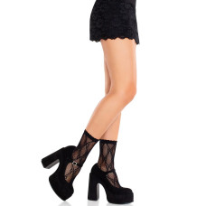 Носочки-сеточка с бантиками Leg Avenue Bow Net Anklets
