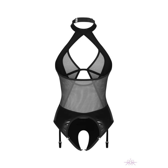 Боді Obsessive Dominna Crotchless Teddy, розмір S/M