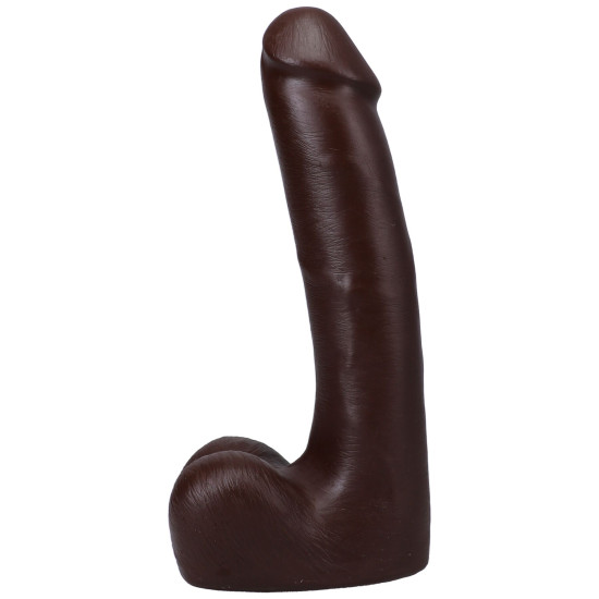 Фалоімітатор з мошонкою, довжина 22.9 см Doc Johnson The Realistic Cock ULTRASKYN - 9 Inch with Balls Chocolate
