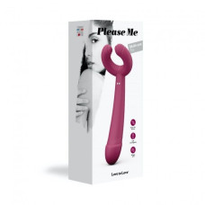 Вібратор для пар з трьома моторами, гнучкий Love To Love PLEASE ME PLUM STAR