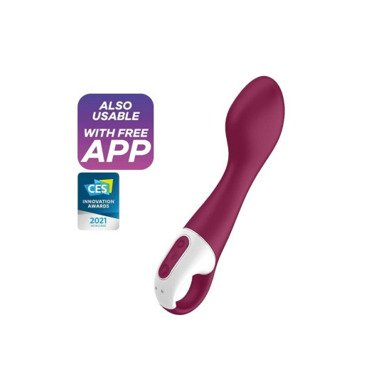 Вібратор з точковою стимуляцією і підігрівом Satisfyer Hot Spot