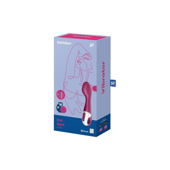 Вібратор з точковою стимуляцією і підігрівом Satisfyer Hot Spot