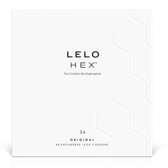Презервативи Original, 36 шт., м'ята упаковка Lelo Hex Condoms Original 36 Pack
